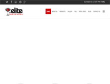 Tablet Screenshot of eliteeventsandrentals.com